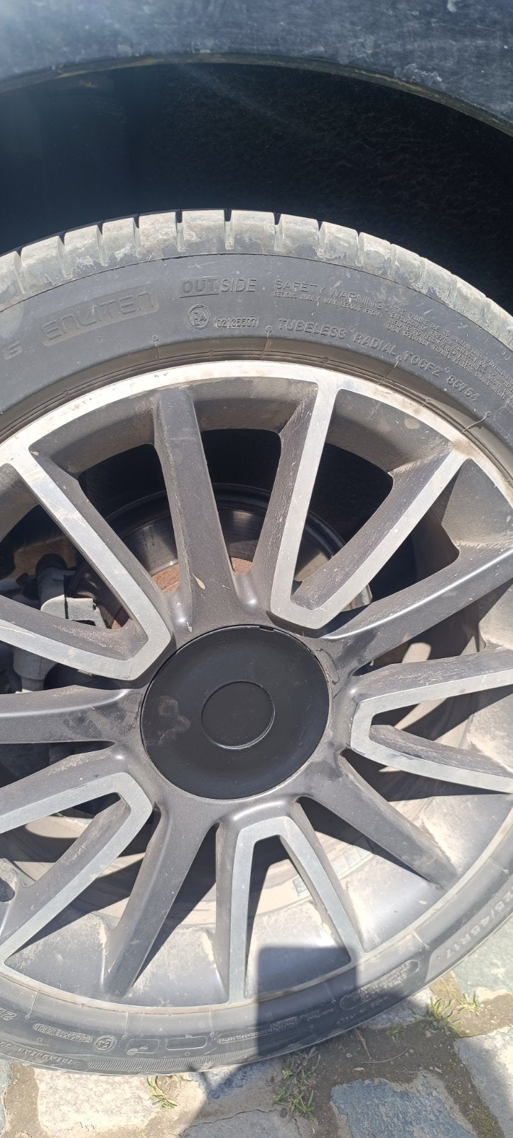 капачки за джанти FIAT Bravo OEM (bicolor)