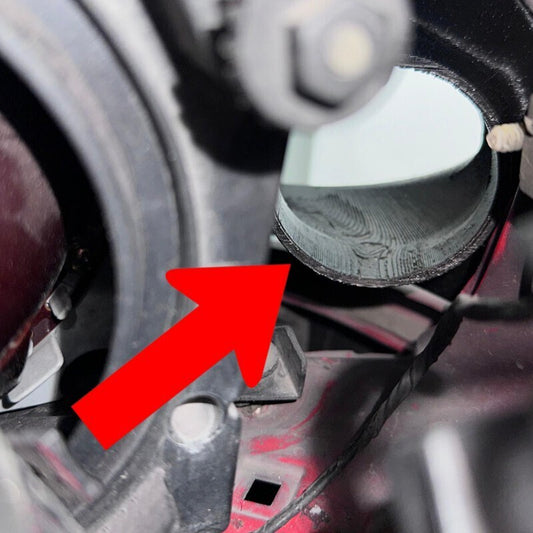 BMW E36 въздуховод на мястото на мигач