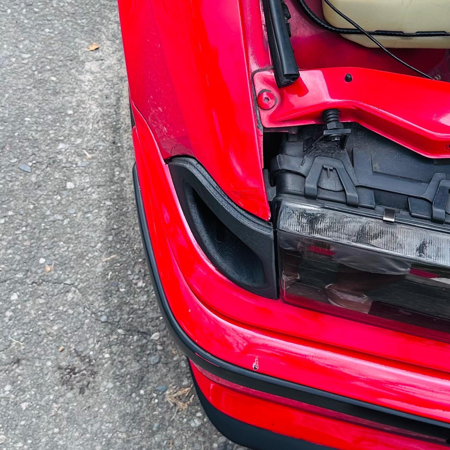 BMW E36 въздуховод на мястото на мигач