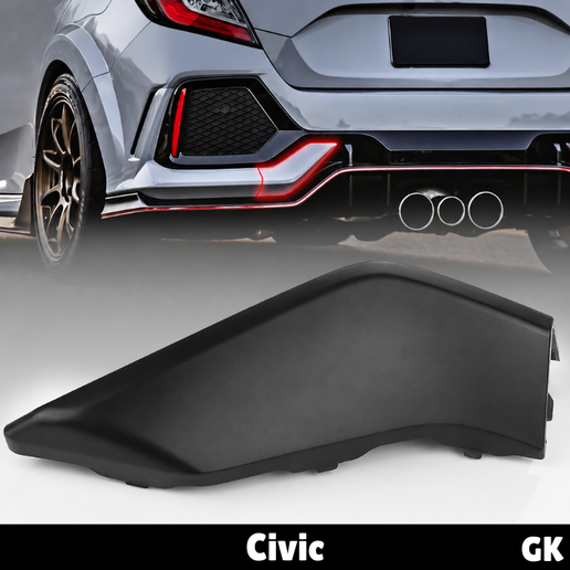 Honda Civic FK8 Type R 2017-2021 капаче за кука за теглене