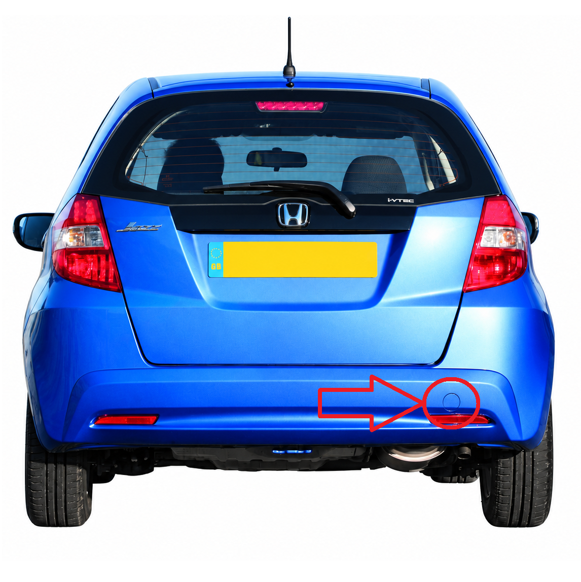 Honda Jazz II GE GG facelift 2011-2015 капаче за кука за теглене