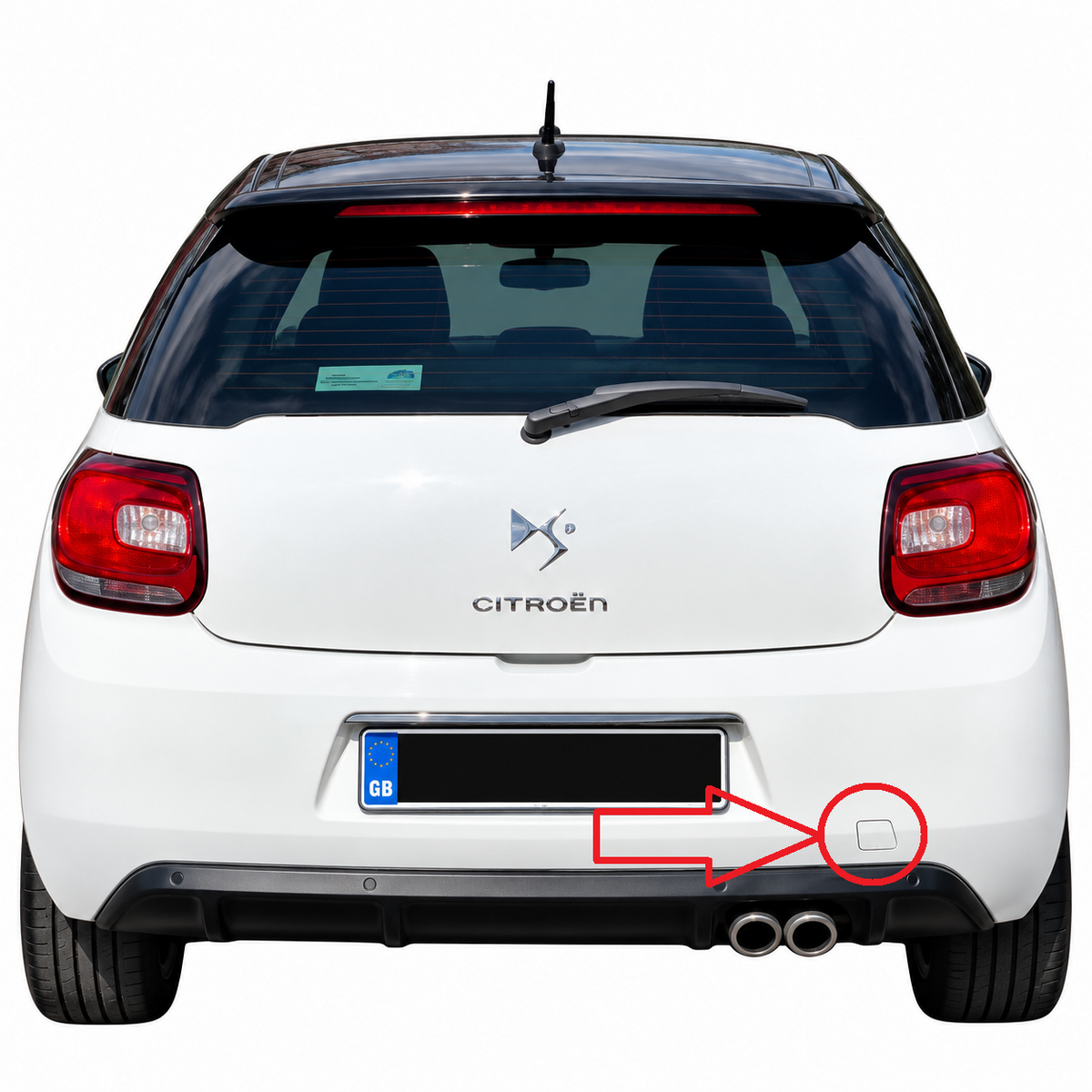 Citroen DS DS3 I / A55 2010-2019 капаче за кука за теглене