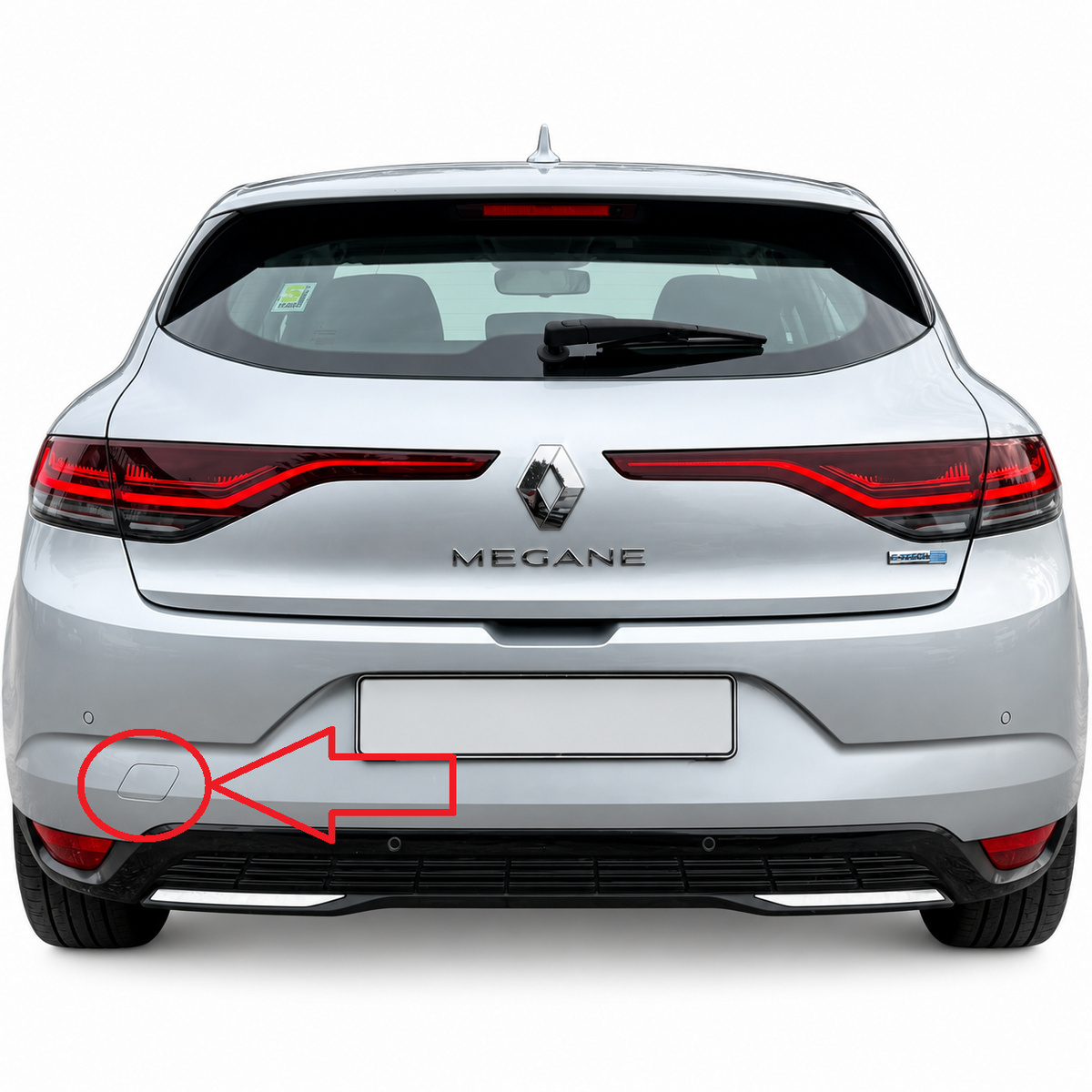 Renault Megane Hatchback IV facelift 2020-2024 капаче за кука за теглене