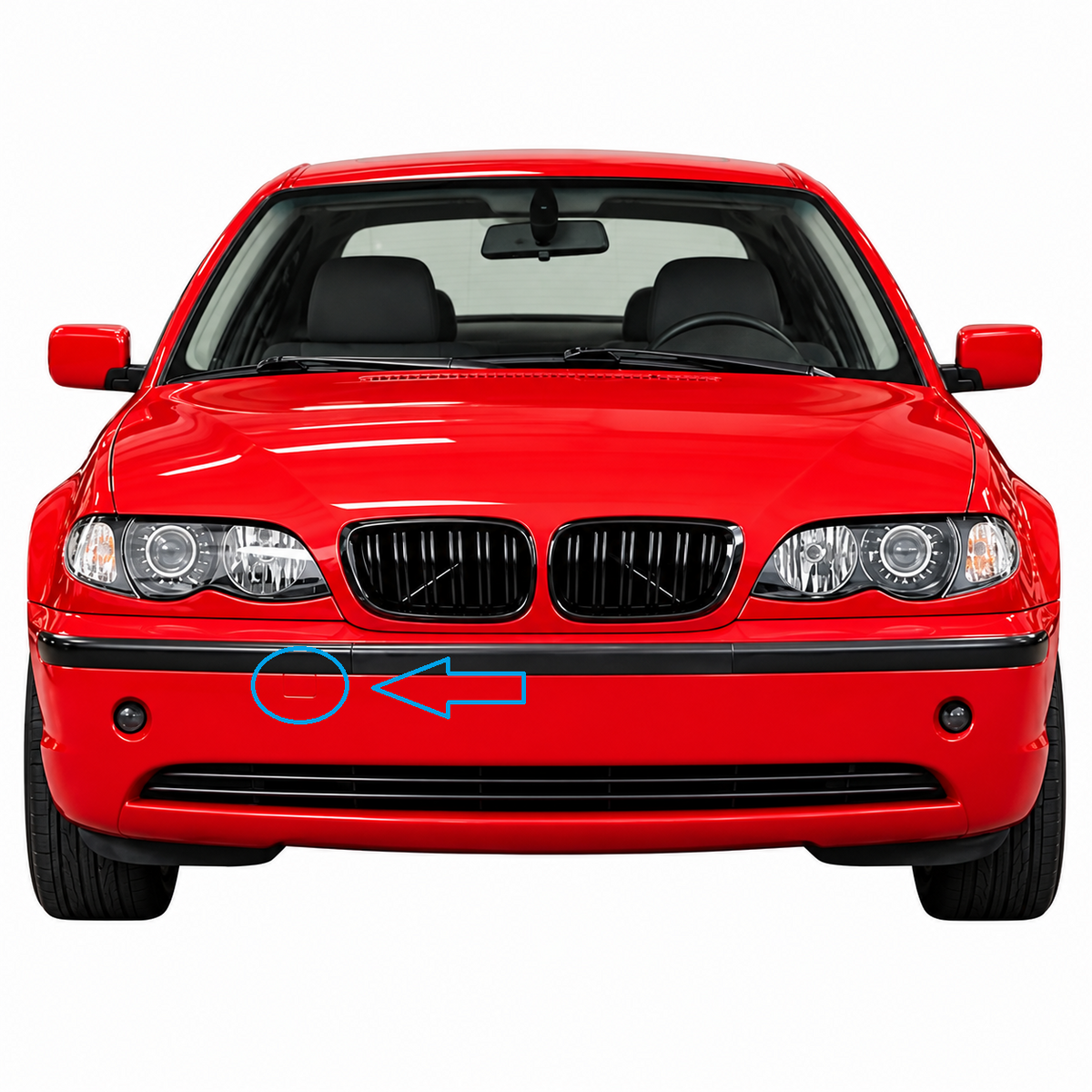 BMW 3 Series E46 facelift 2001-2005 капаче за кука за теглене