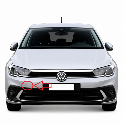 VW Polo AW facelift 2021-2026 капаче за кука за теглене