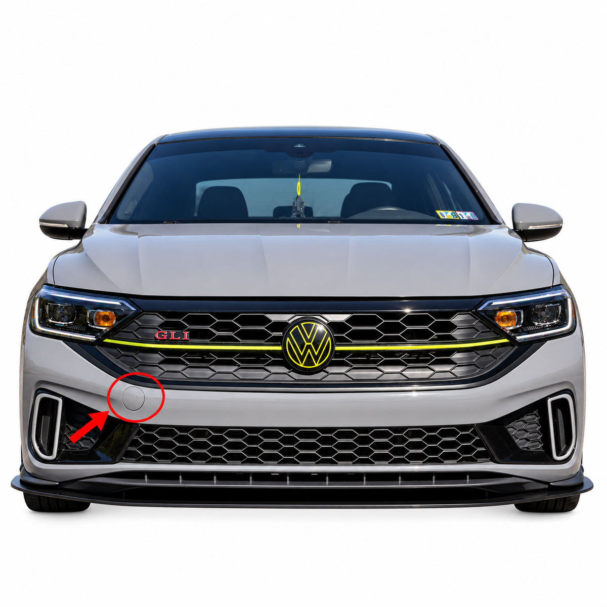 Volkswagen Jetta A7 GLI facelift 2021-2025 капаче за кука за теглене
