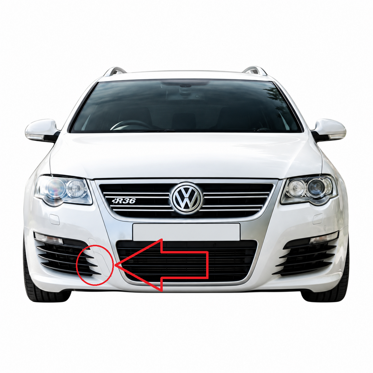 VW Passat B6 R36 2008-2010 капаче за кука за теглене