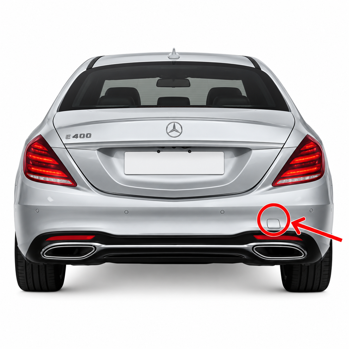 Mercedes-Benz S-Class W222 V222 AMG Line facelift 2017-2020 капаче за кука за теглене