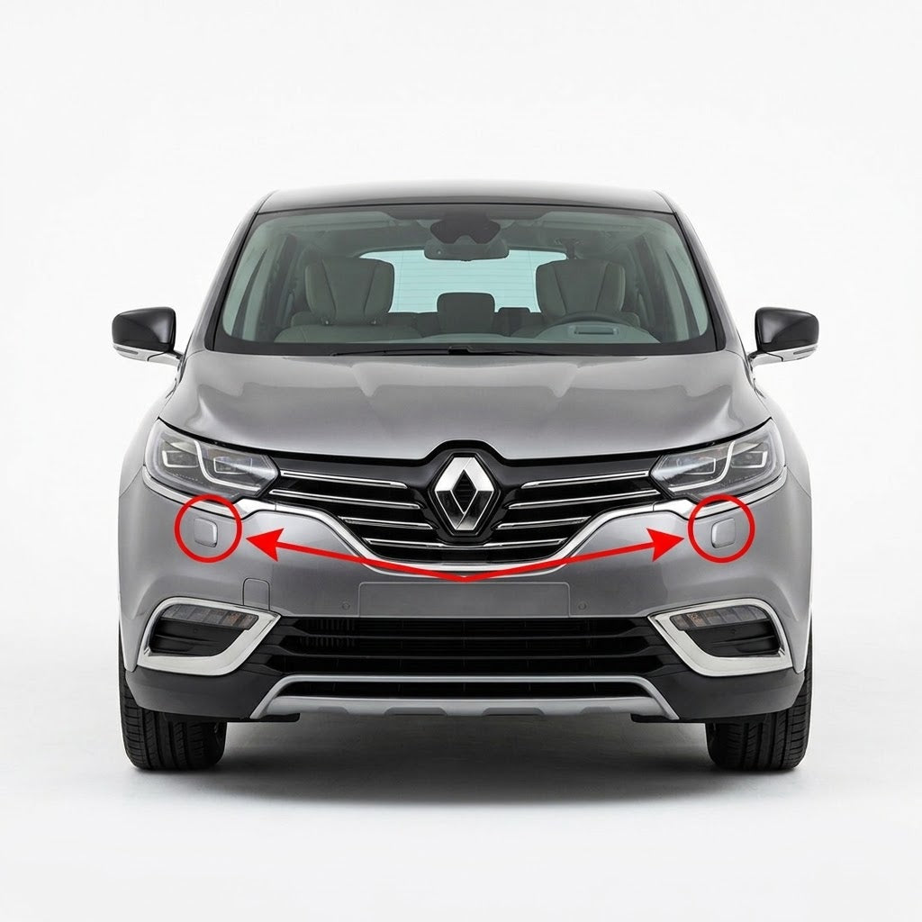 Renault Espace MK5 Pre-Facelift 2015-2020 капачета за пръскалки на фарове