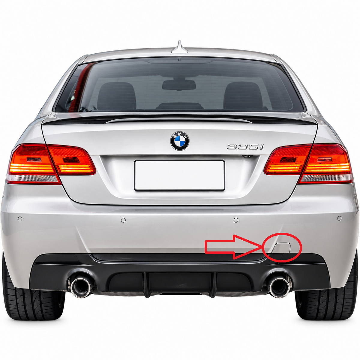 BMW 3 Series E92 E93 M Sport 2007-2013 капаче за кука за теглене