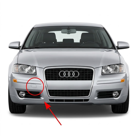 Audi A3 8P pre-facelift 2005-2008 капаче за кука за теглене