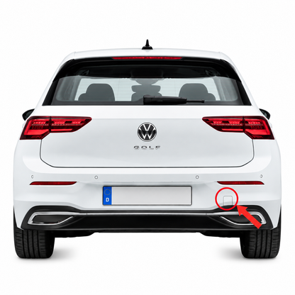 Volkswagen Golf Mk8 pre-facelift 2020-2024 капаче за кука за теглене
