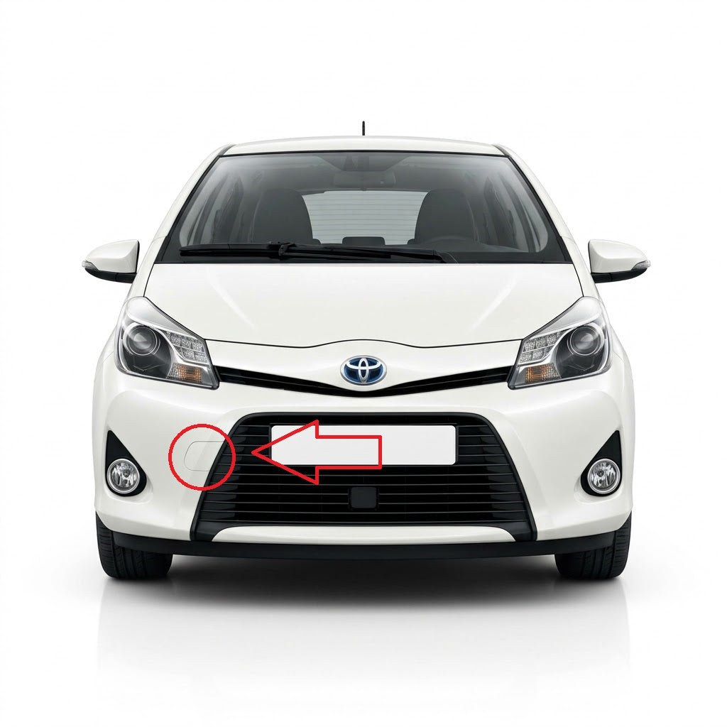 Toyota Yaris Hybrid XP130 pre-facelift 2012-2014 капаче за кука за теглене