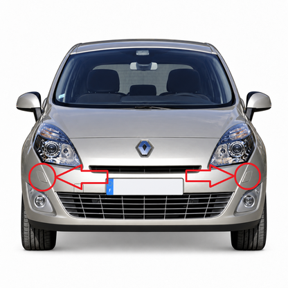 Renault Grand Scenic III / JZ pre-facelift 2009-2012 капачета за пръскалки на фарове