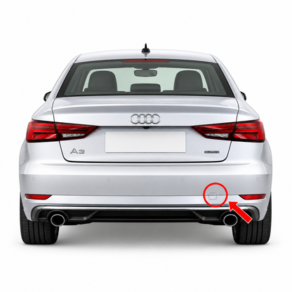Audi A3 Sedan 8V facelift 2017-2020 капаче за кука за теглене