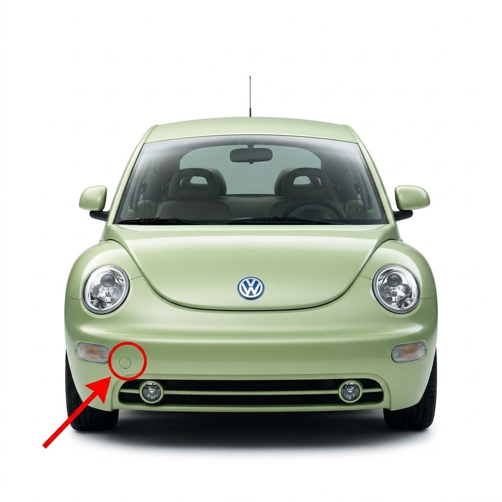 VW New Beetle 9C pre-facelift 1998-2005 капаче за кука за теглене