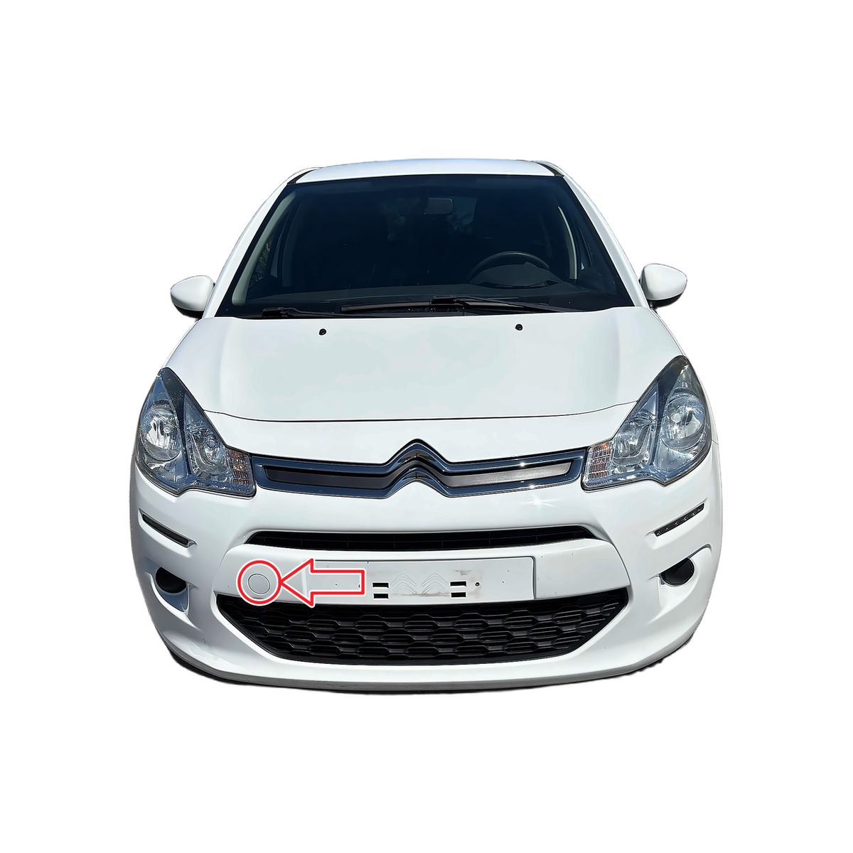 Citroen C3 II / A51 facelift 2013-2016 капаче за кука за теглене