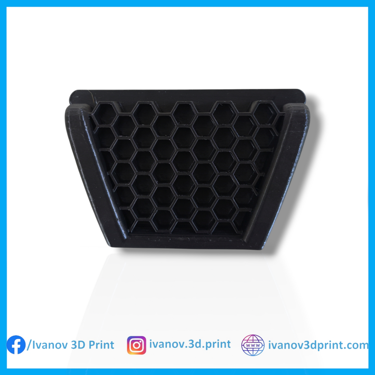 Peugeot 206 заместител за емблема в стил "пчена пита"