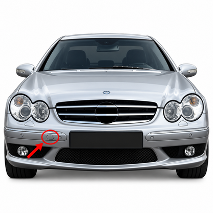 Mercedes-Benz CLK C209 facelift 2005-2008 капаче за кука за теглене
