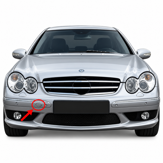 Mercedes-Benz CLK C209 facelift 2005-2008 капаче за кука за теглене