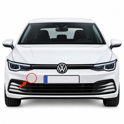 Volkswagen Golf Mk8 pre-facelift 2020-2024 капаче за кука за теглене