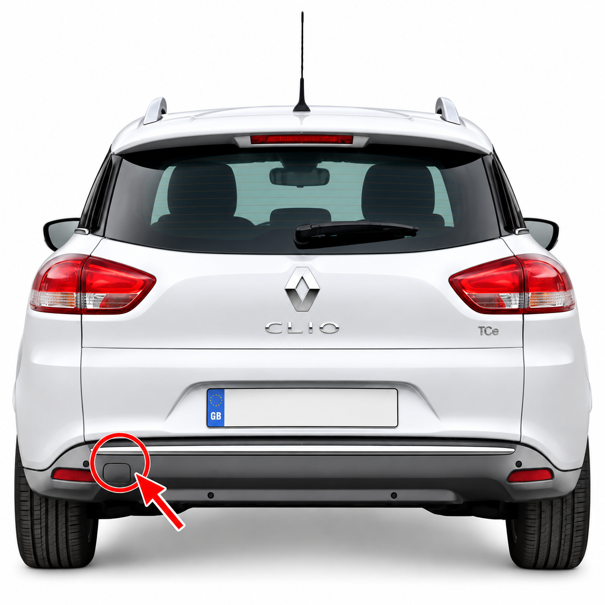 Renault Clio IV K98 Grandtour pre-facelift 2013-2016 капаче за кука за теглене