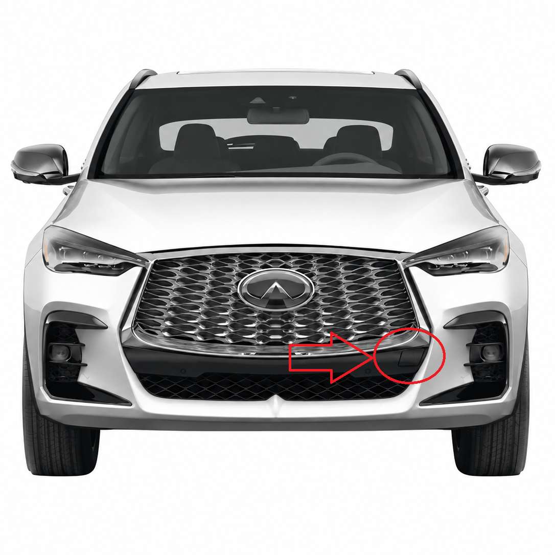 Infiniti QX55 I J55 pre-facelift 2021-2025 капаче за кука за теглене