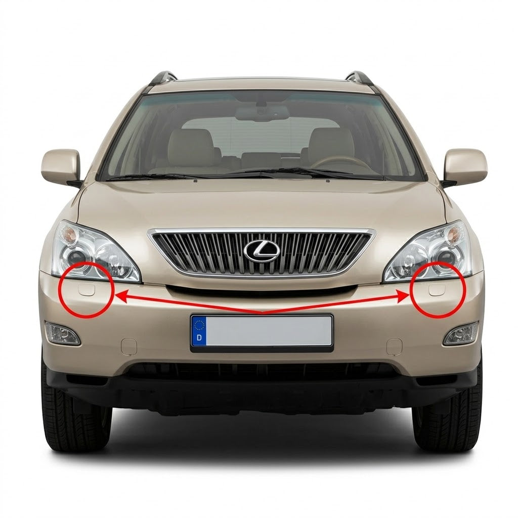 Lexus RX300 / RX330 / RX350 / RX400h 2003-2009 капачета за пръскалки на фарове
