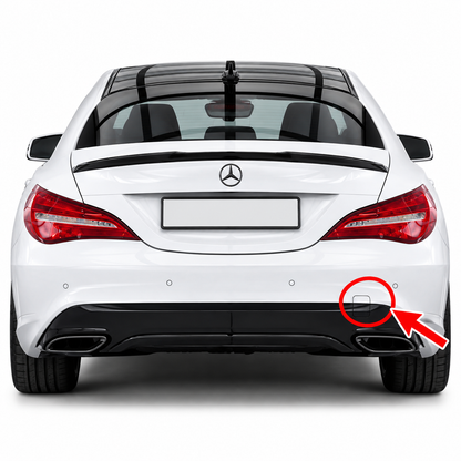 Mercedes-Benz CLA C117 four-door pre-facelift 2013-2016 капаче за кука за теглене