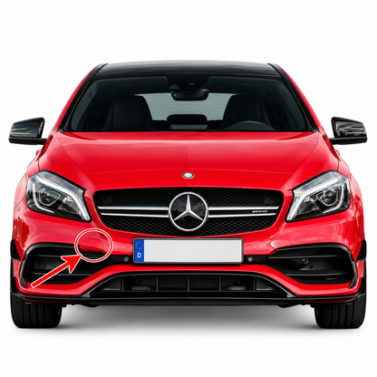Mercedes-Benz A-Class W176 AMG Line facelift 2015-2018 капаче за кука за теглене