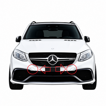 Mercedes-Benz GLE W166 AMG Line facelift 2015-2018 капаче за кука за теглене