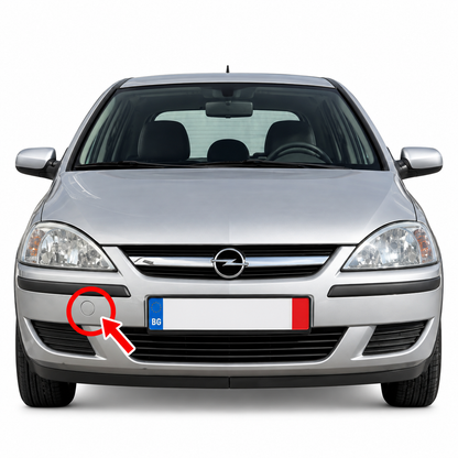 Opel Corsa C facelift 2003-2006 капаче за кука за теглене