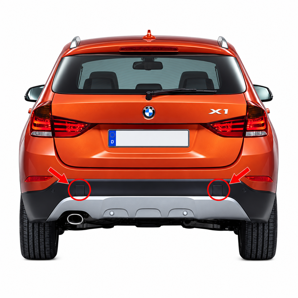 BMW X1 E84 facelift 2012-2015 капаче за кука за теглене