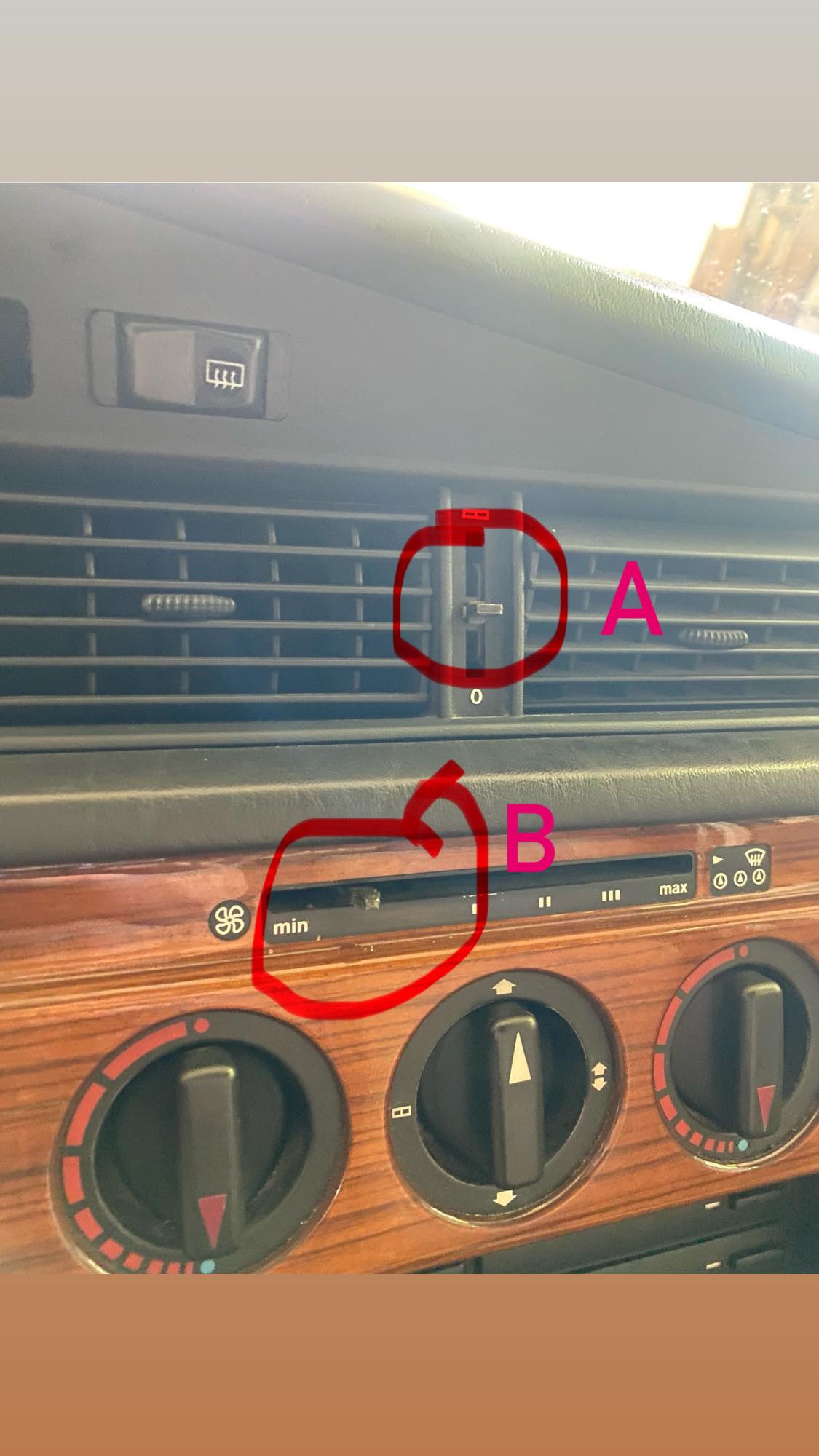 Mercedes 190E / 190D W201 Копчета за парно