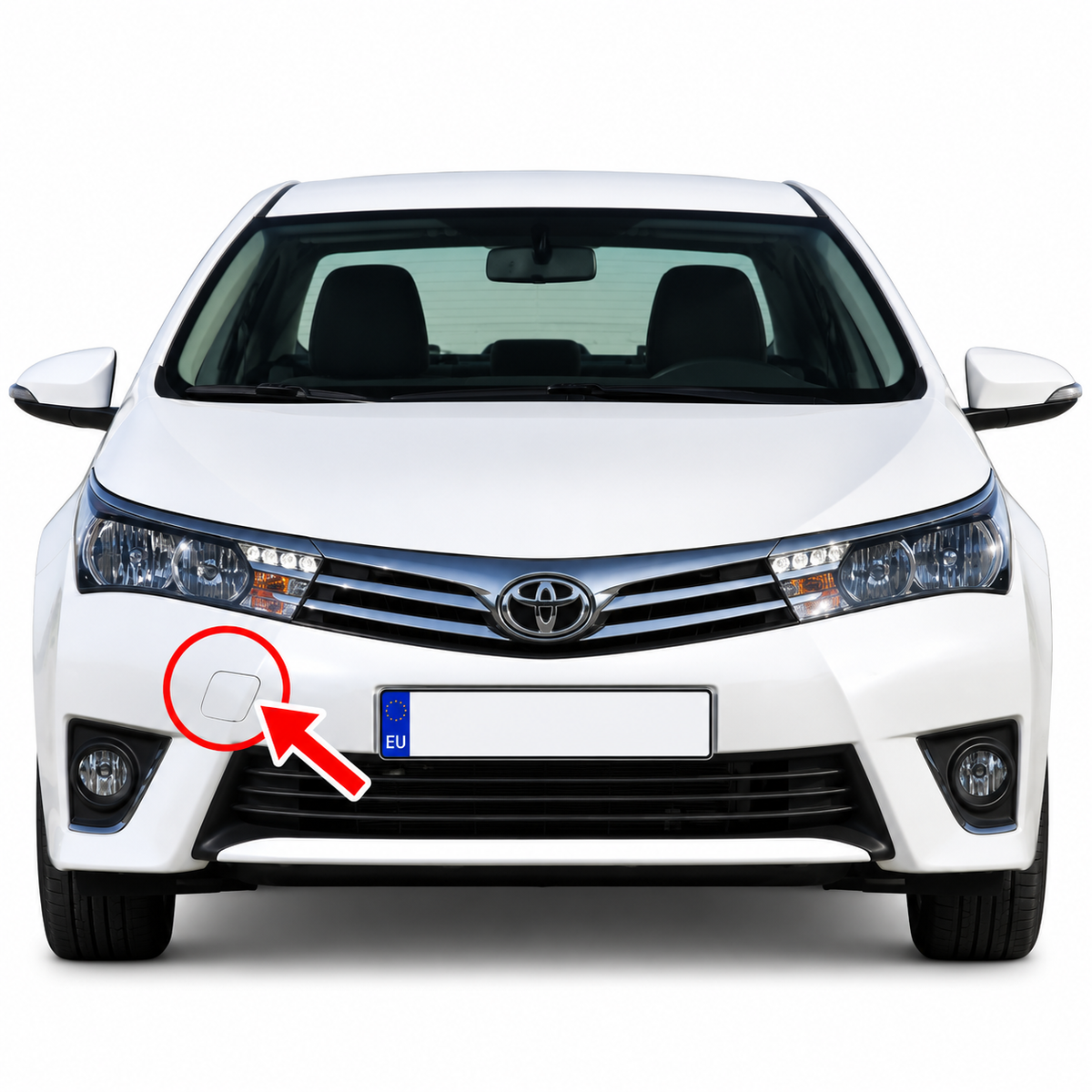 Toyota Corolla Altis XI E170 Sedan pre-facelift 2013-2016 капаче за кука за теглене