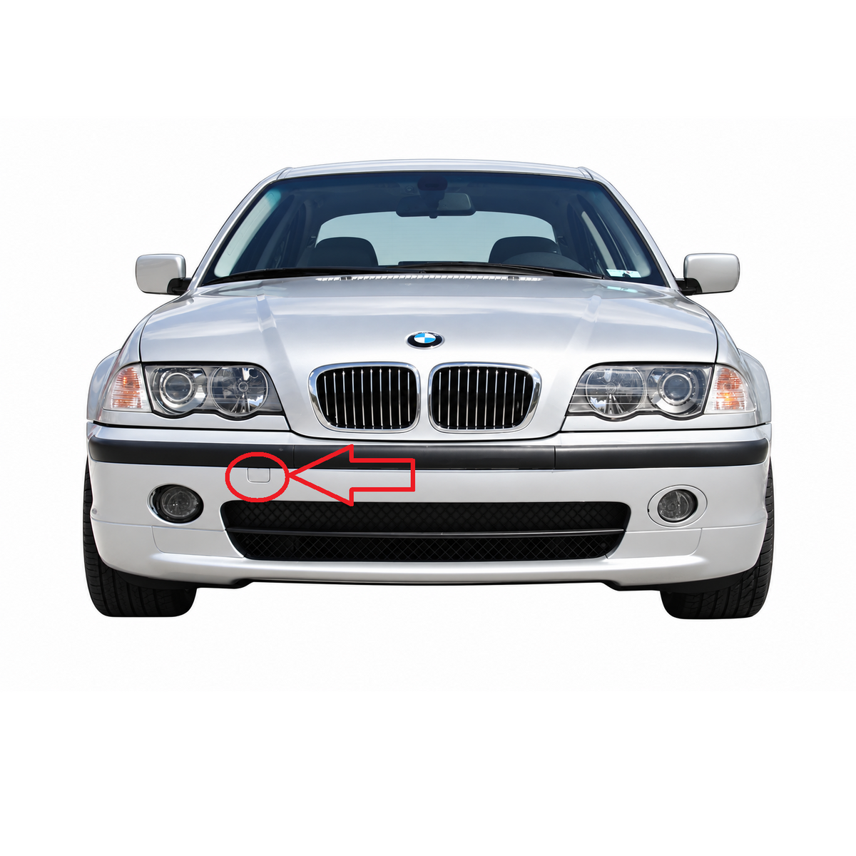 BMW 3 Series E46 M-Tech I 1998-2001 капаче за кука за теглене