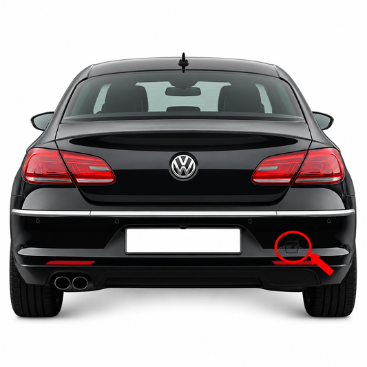 Volkswagen Passat CC B7 pre-facelift 2012-2017 капаче за кука за теглене
