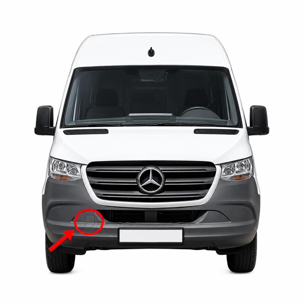 Mercedes-Benz Sprinter VS30 pre-facelift 2019-2026 капаче за кука за теглене