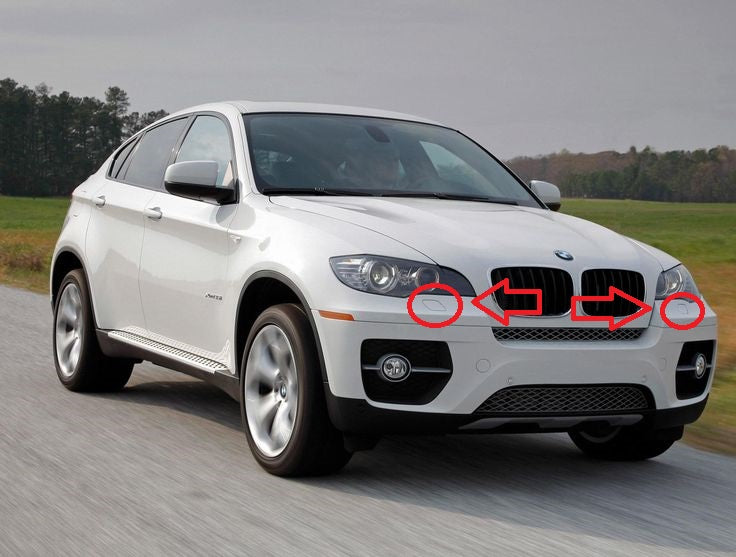 BMW X6 E71 2008-2014 капачета за пръскалки на фарове