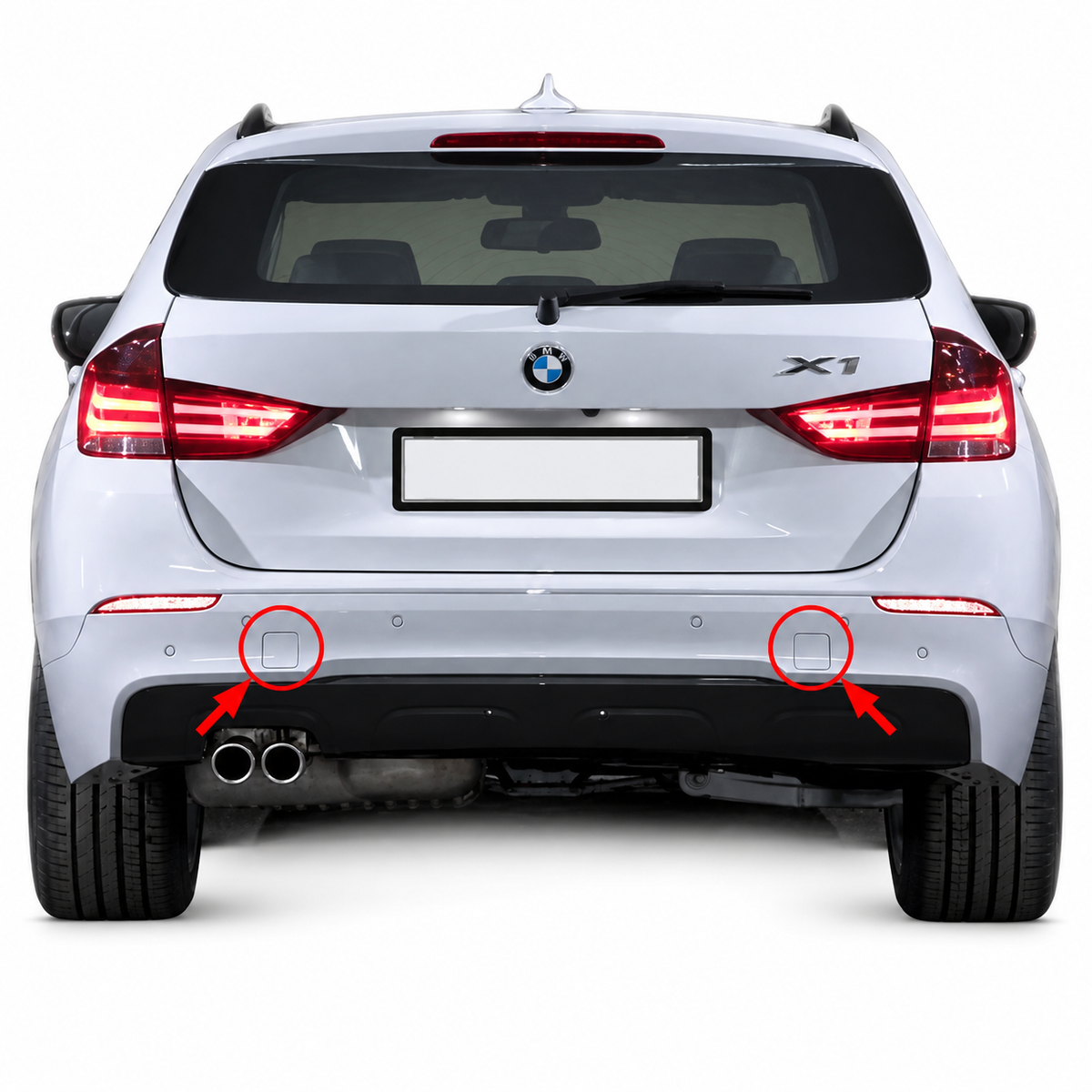 BMW X1 E84 M Sport pre-facelift / facelift 2011-2015 капаче за кука за теглене