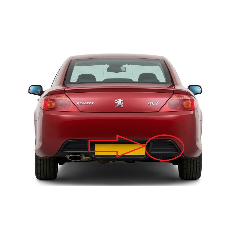Peugeot 407 6C Coupe 2005-2011 капаче за кука за теглене