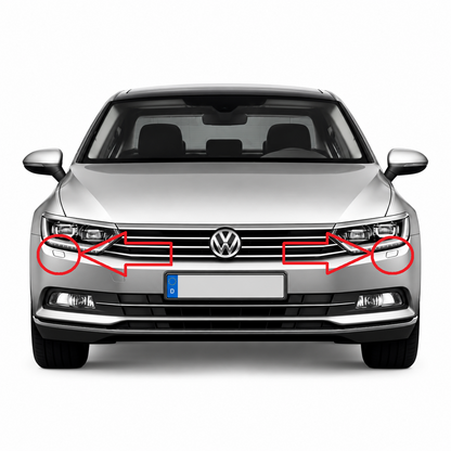 Volkswagen Passat B8 / 3G pre-facelift 2014-2019 капачета за пръскалки на фарове
