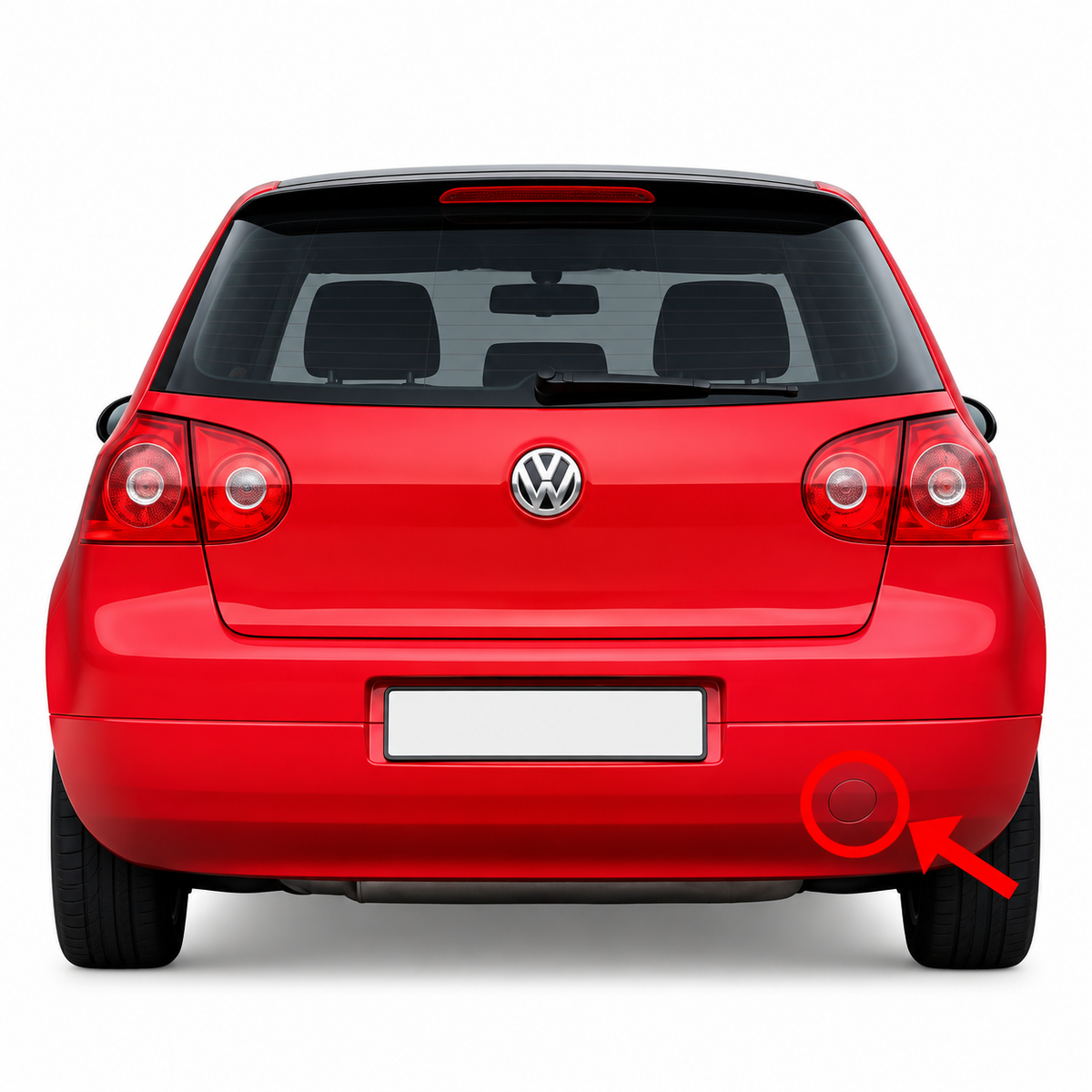 Volkswagen Golf Mk5 pre-facelift 2003-2008 капаче за кука за теглене