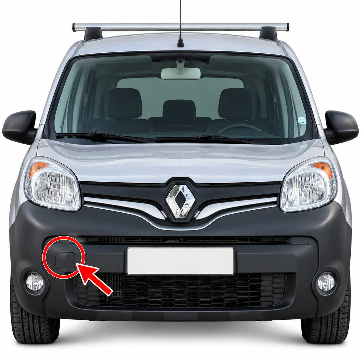 Renault Kangoo II X61 facelift 2013-2021 капаче за кука за теглене
