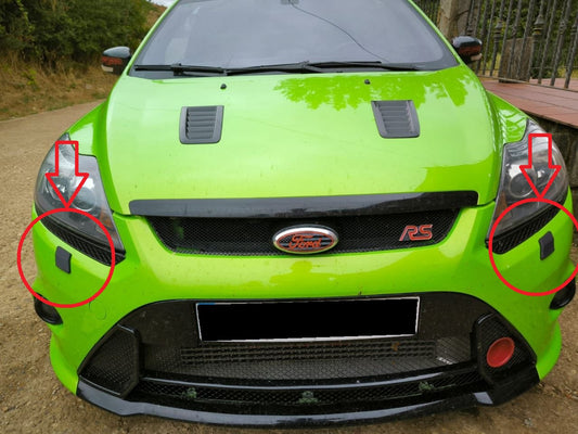 Ford Focus MK2 RS 2009-2011 капачета за пръскалки на фарове