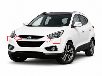 Hyundai ix35 / Tucson Facelift 2013-2015 капачета за пръскалки на фарове