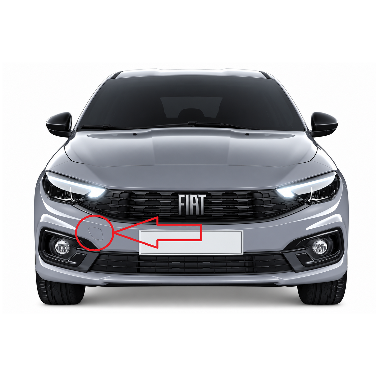 Fiat Tipo / Egea 356 facelift 2020-2026 капаче за кука за теглене