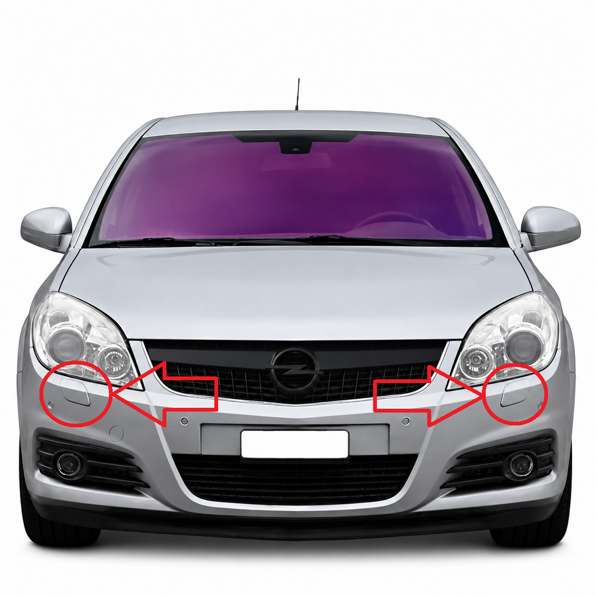 Opel Vectra C facelift 2005-2008 капачета за пръскалки на фарове
