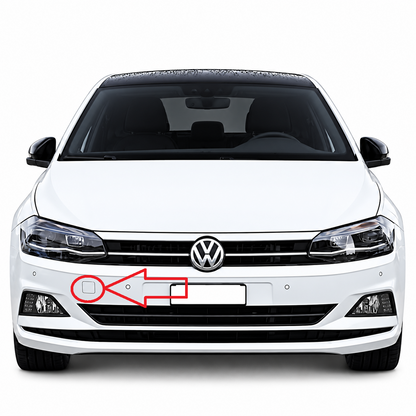 VW Polo VI pre-facelift 2017-2021 капаче за кука за теглене
