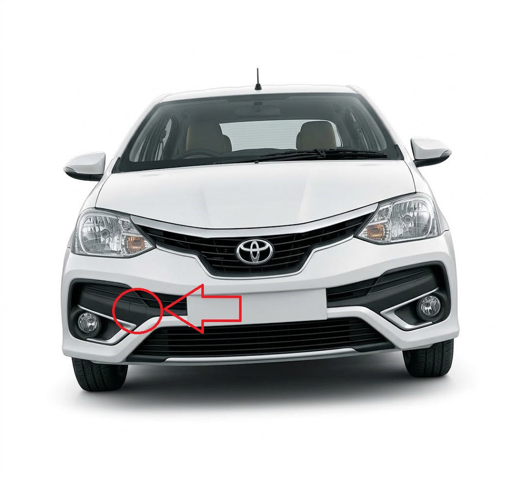 Toyota Etios I AK10 Sprint facelift 2017-2020 капаче за кука за теглене